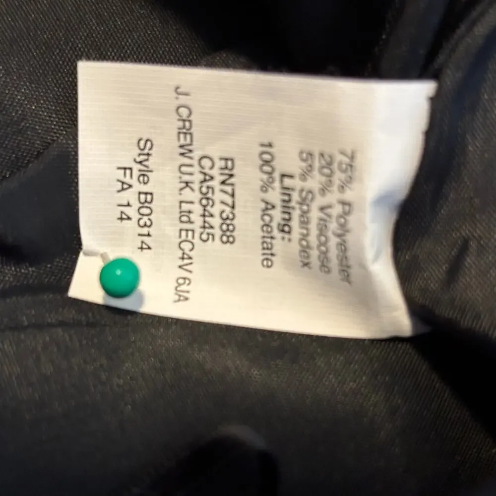 J.Crew‎ Black Flared Mini Skirt – Lined, Size 2, Classic Fit